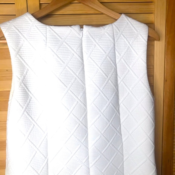 Christopher & Banks White across Cross Sleeveless Dress Size 10 - Picture 6 of 11